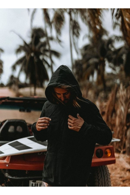 Tranquilo Hoodie - Acid Black Tranquilo Hoodie - Acid Black