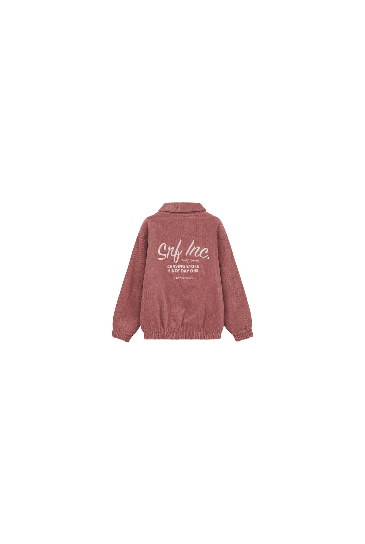 Cord Baseball Jacket - Raspberry Punch Cord Baseball Jacket - Raspberry Punch