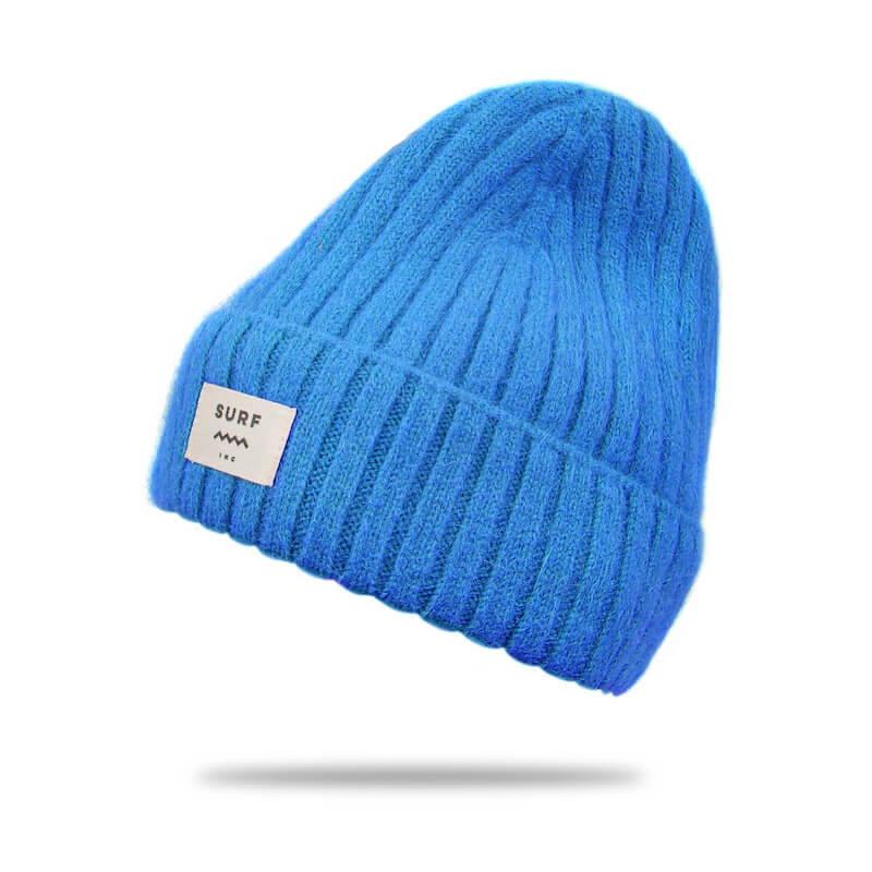 Rib Fluffy Beanie - New Blue Rib Fluffy Beanie - New Blue