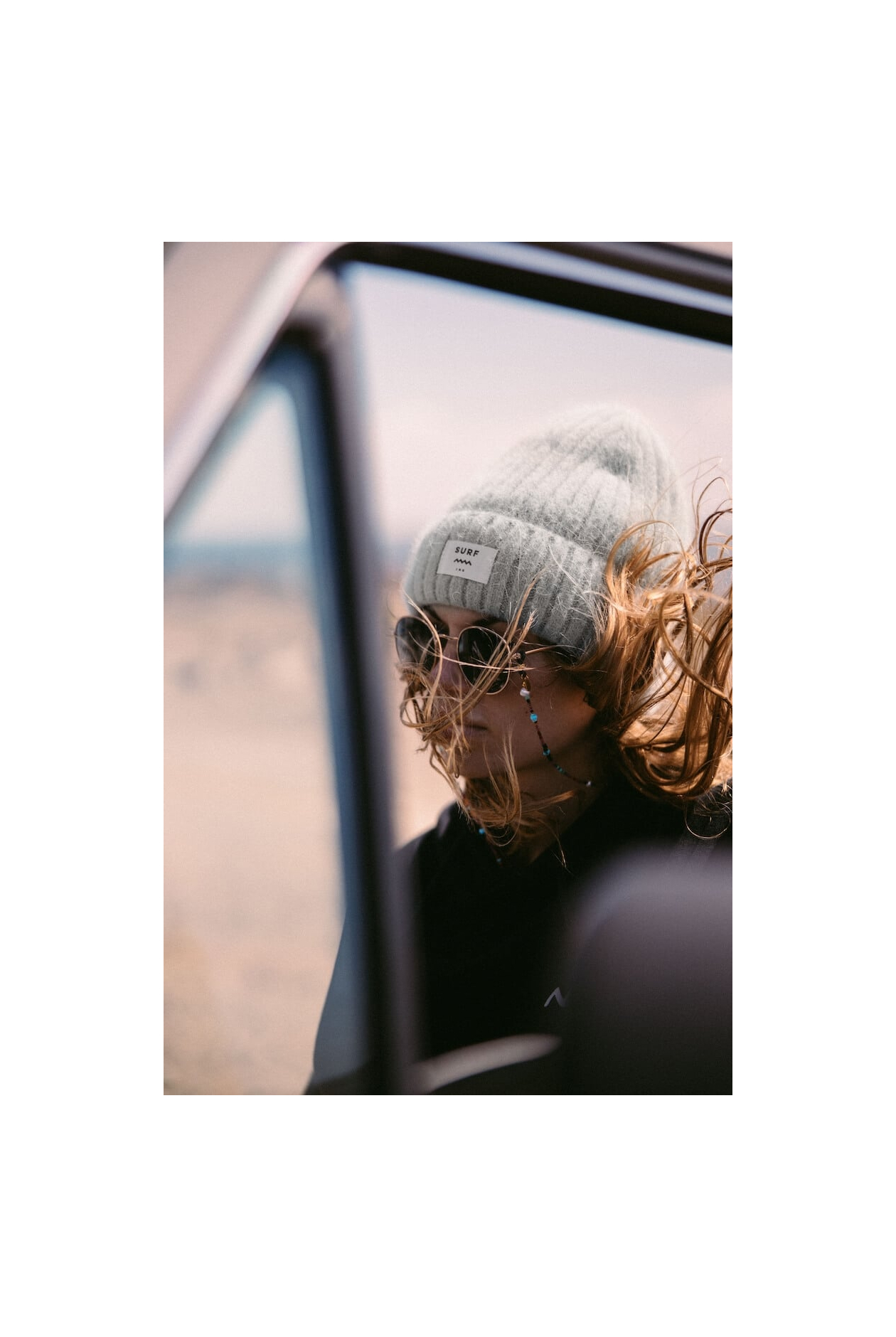 Rib Fluffy Beanie - Cookie Rib Fluffy Beanie - Cookie