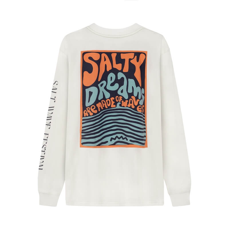 Salty Dreams LS - Vintage White