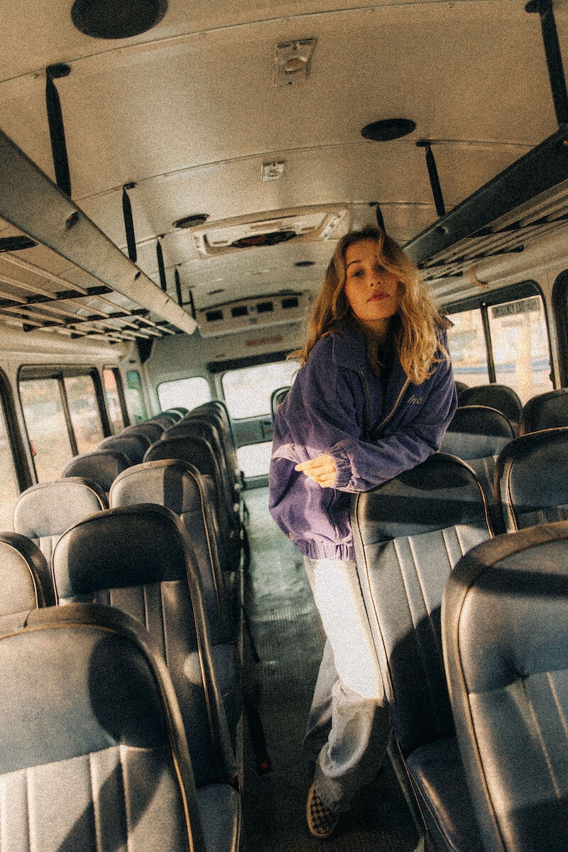 Cord Baseball Jacket - Very Peri