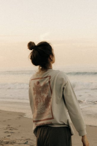 Rasp Terima Kasih LS - Dirty White