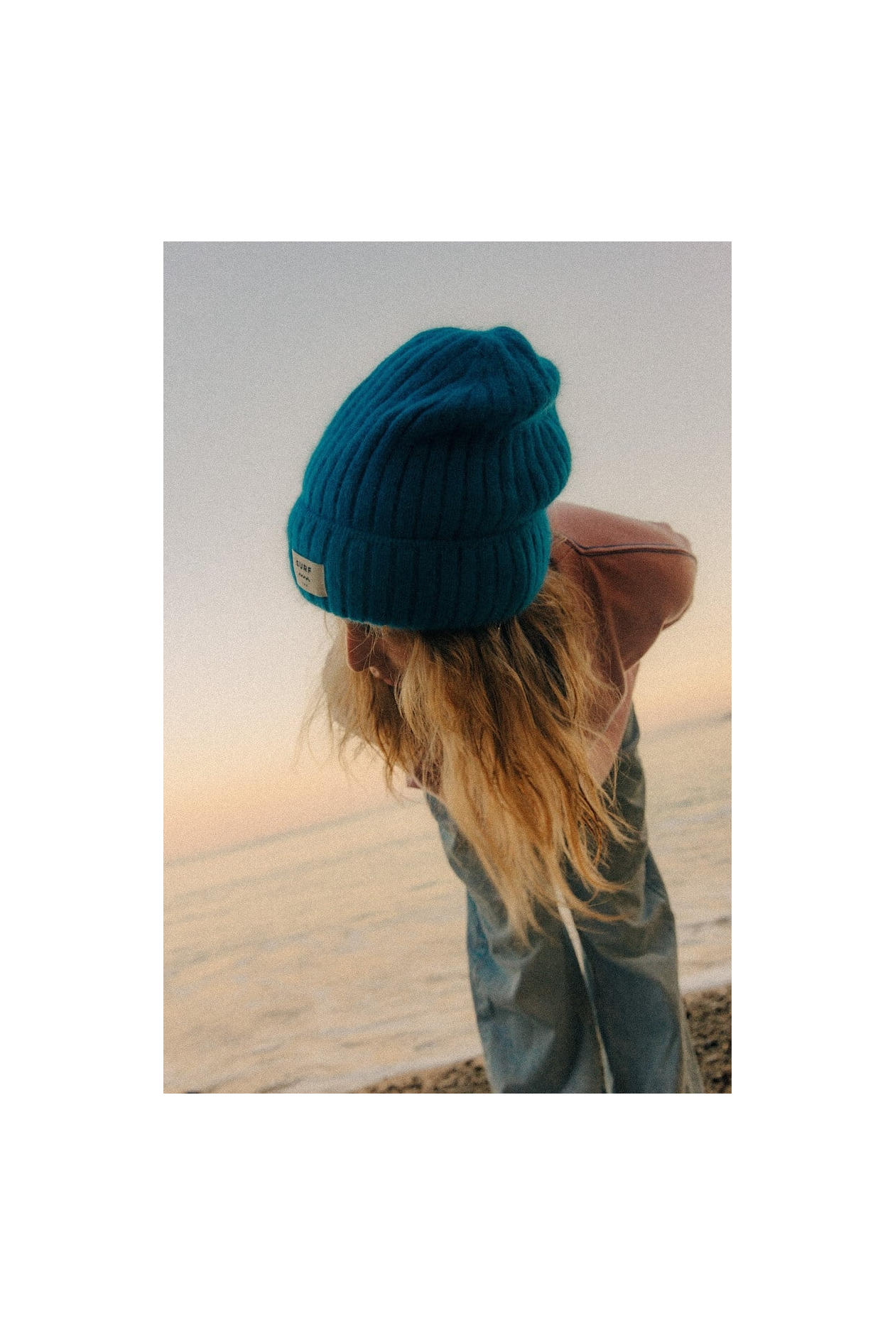Rib Fluffy Beanie - New Blue Rib Fluffy Beanie - New Blue