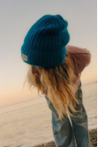 Rib Fluffy Beanie - New Blue Rib Fluffy Beanie - New Blue