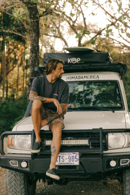 Flamingo Tee - Stone Grey Flamingo Tee - Stone Grey