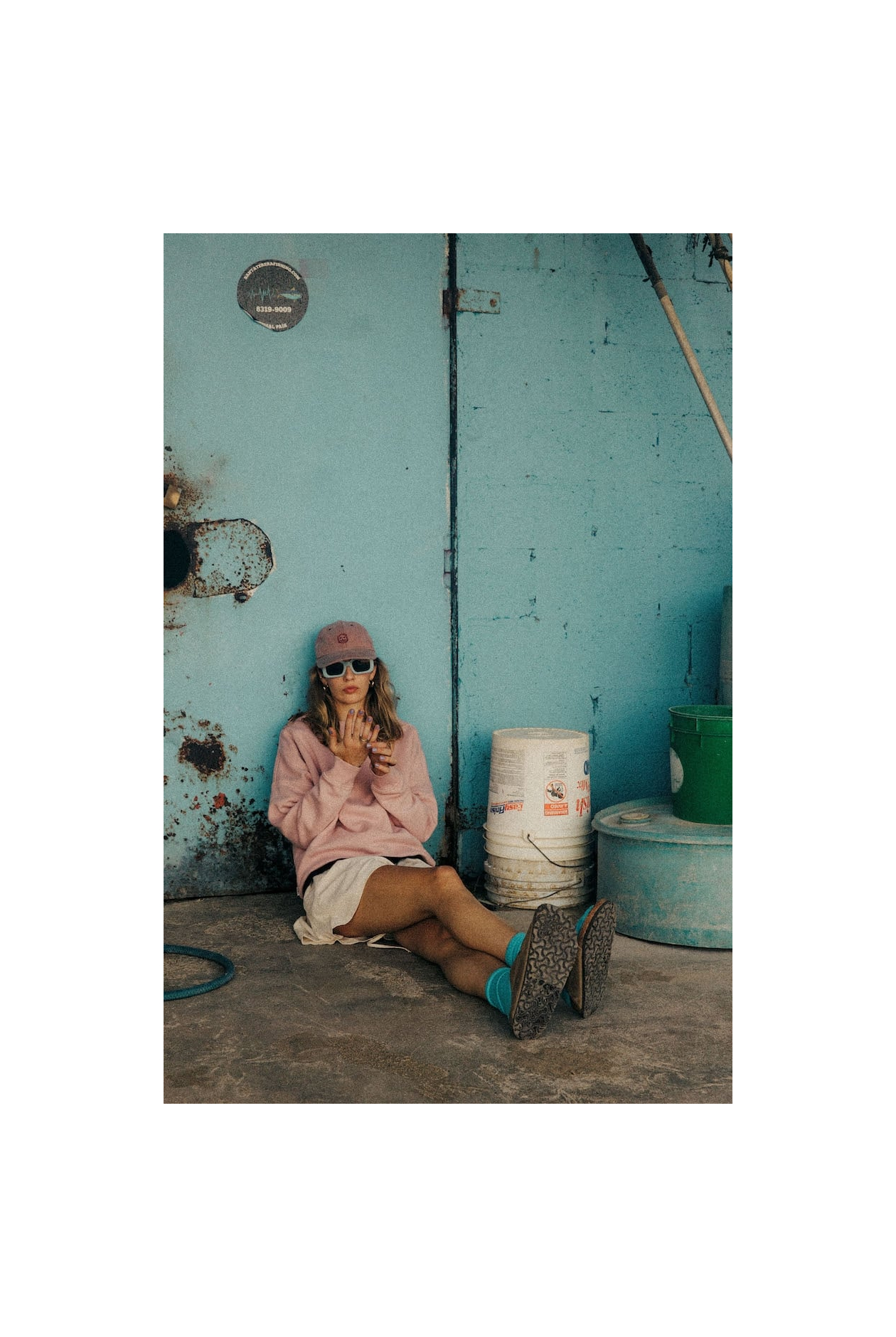 Power Flower Sweat - Pink Kush