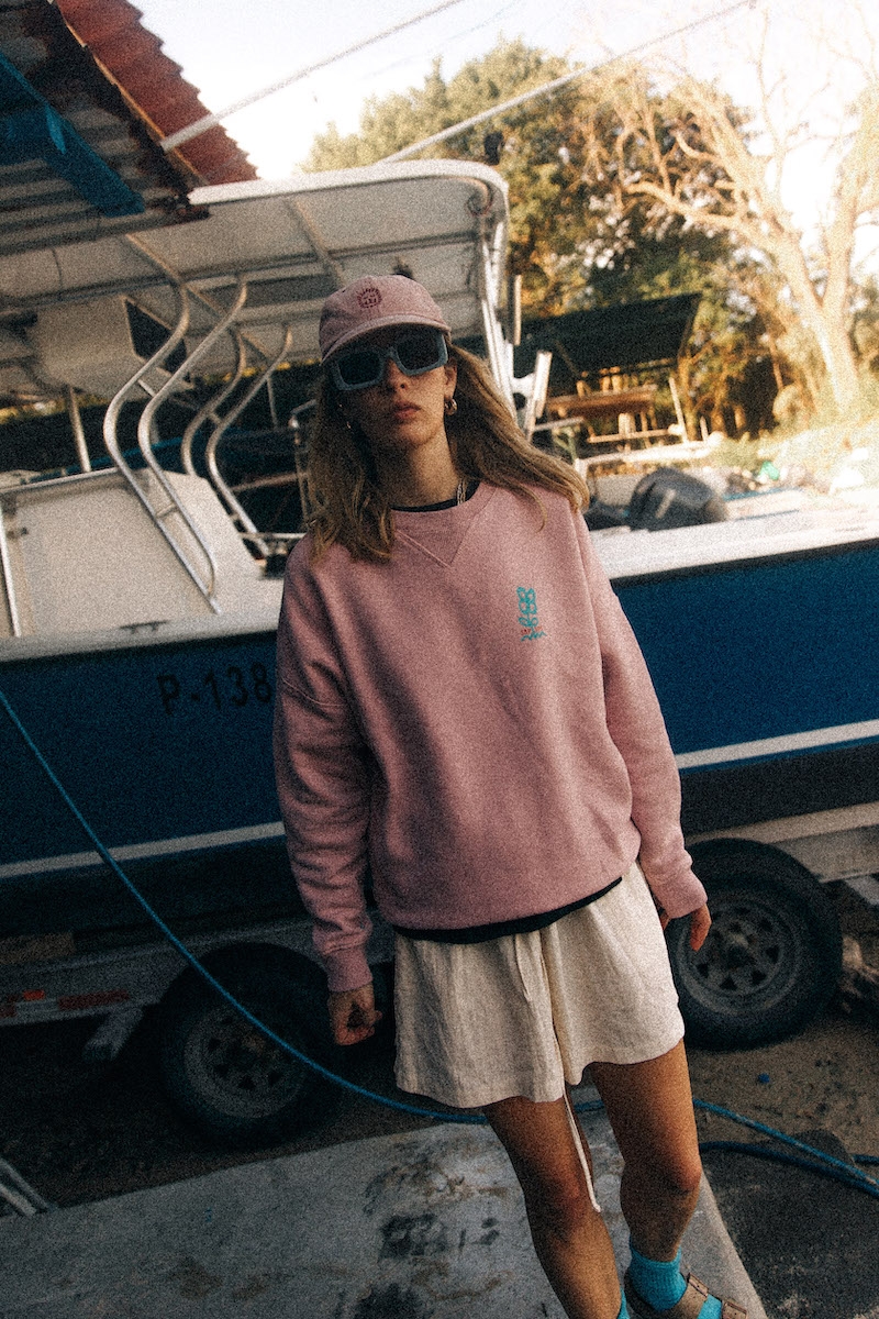 Power Flower Sweat - Pink Kush