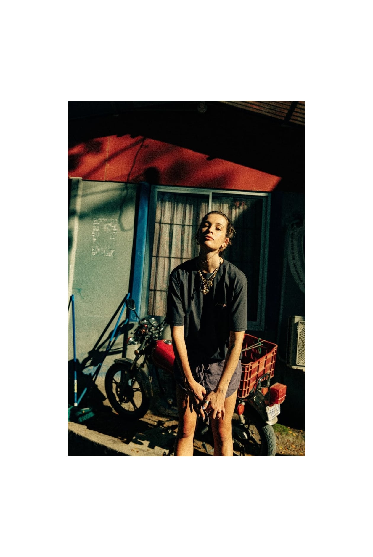 Flamingo Tee - Stone Grey Flamingo Tee - Stone Grey