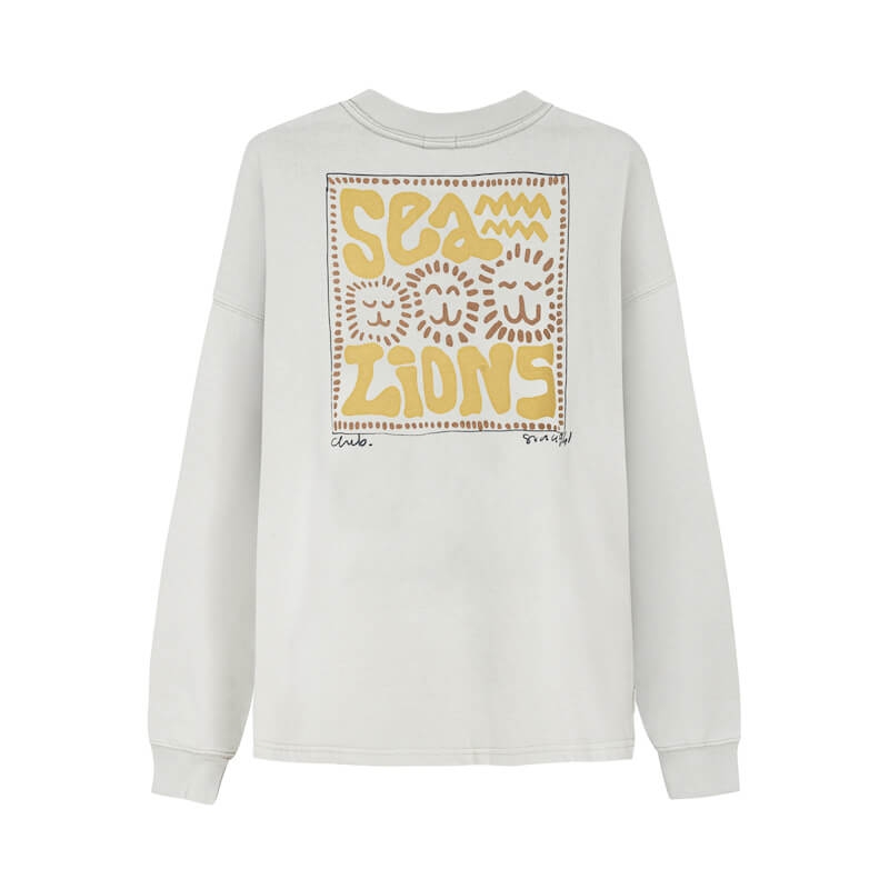 Sea Lions LS - Dirty White