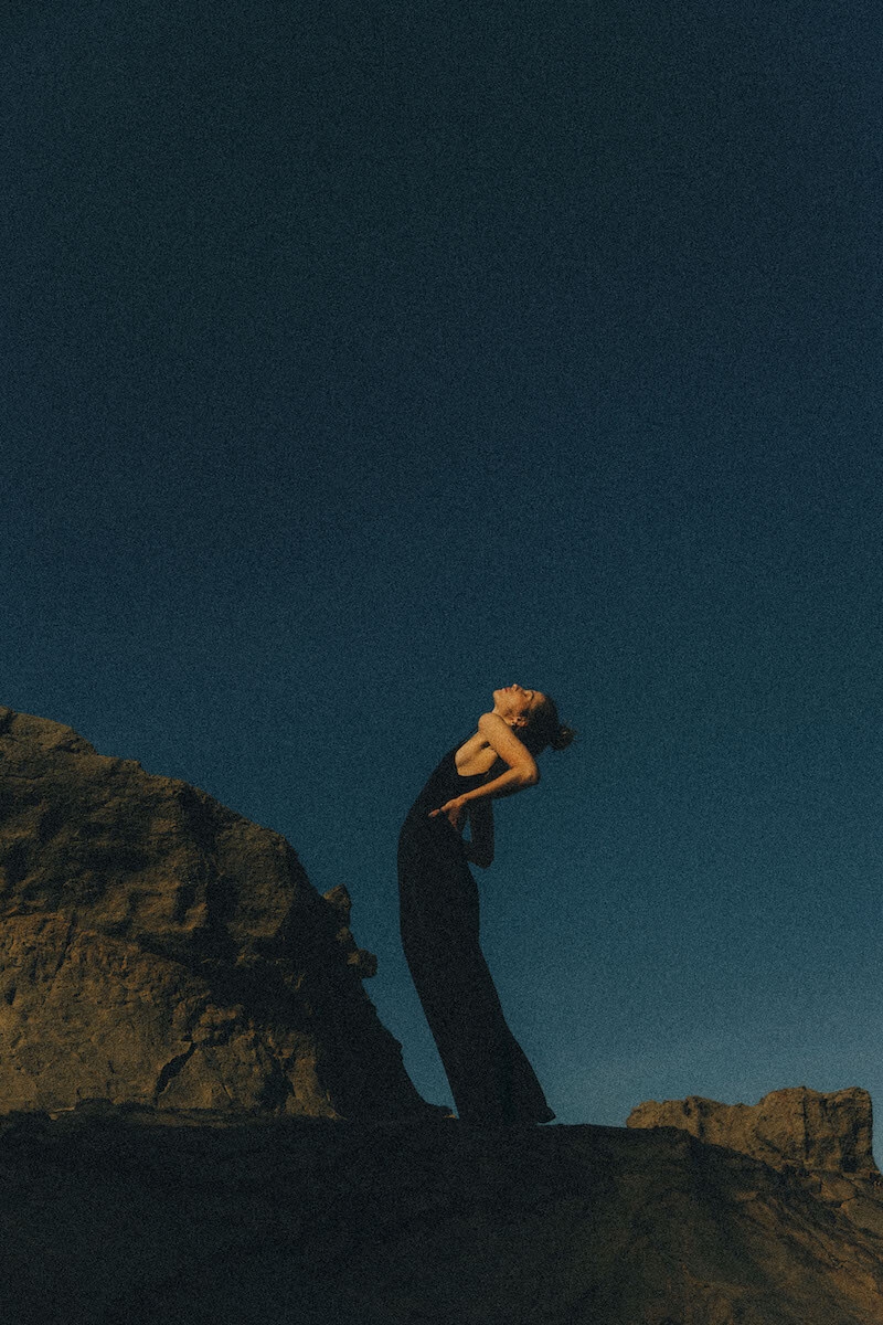 Twisted Ankle Dress - Black