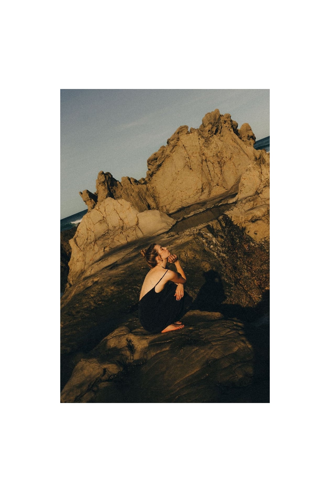 Twisted Ankle Dress - Black Twisted Ankle Dress - Black