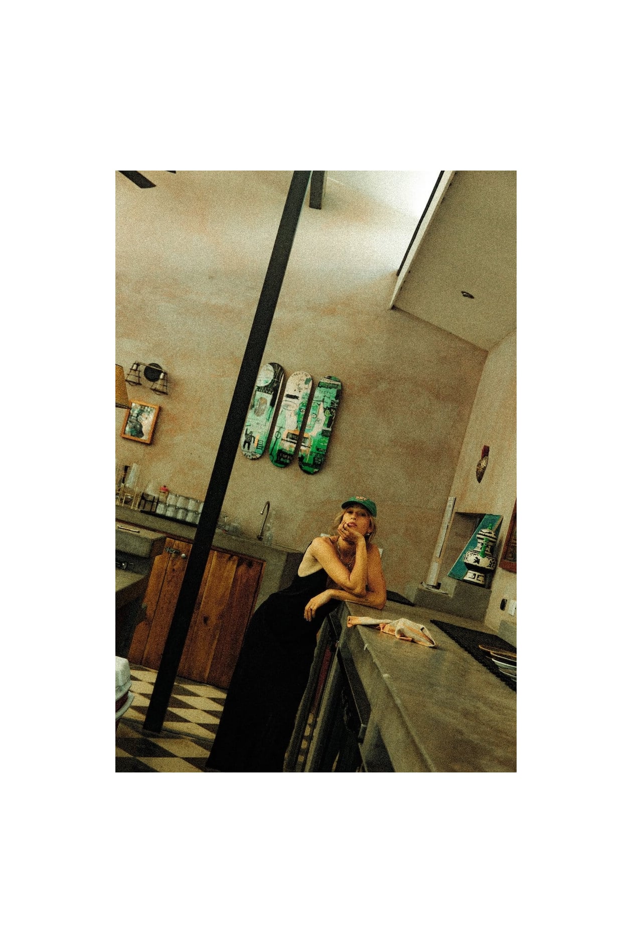 Twisted Ankle Dress - Black Twisted Ankle Dress - Black