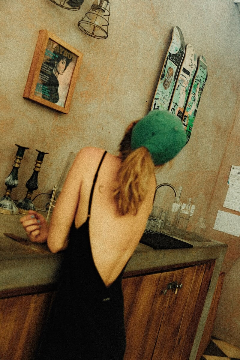 Twisted Ankle Dress - Black