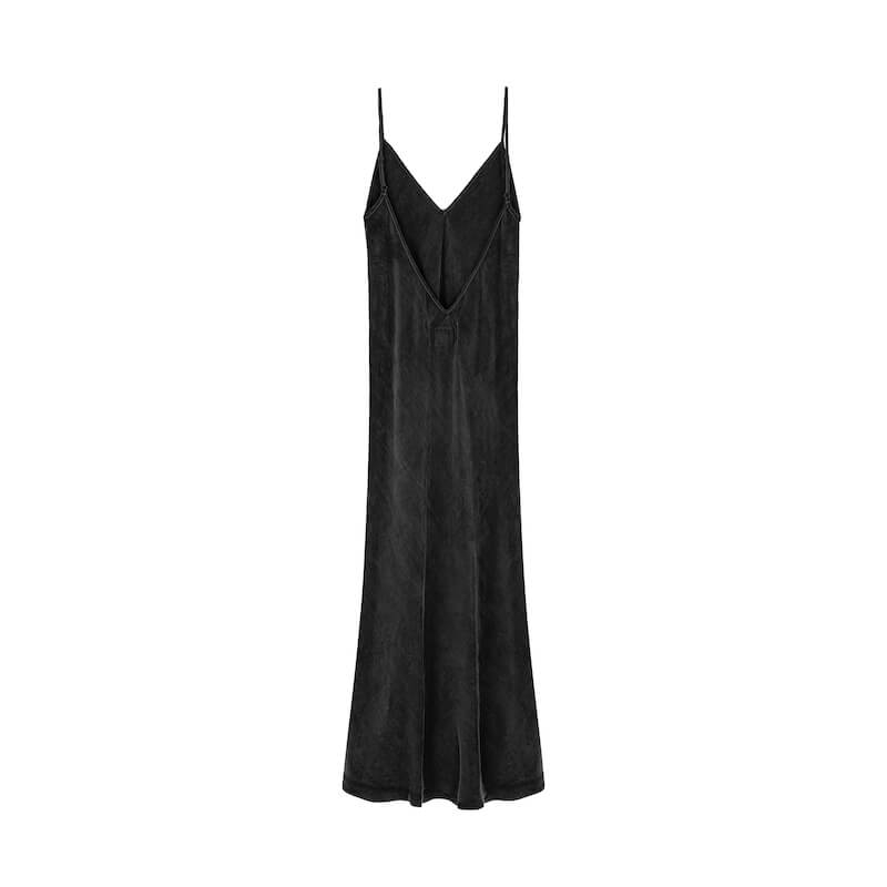 Twisted Ankle Dress - Black