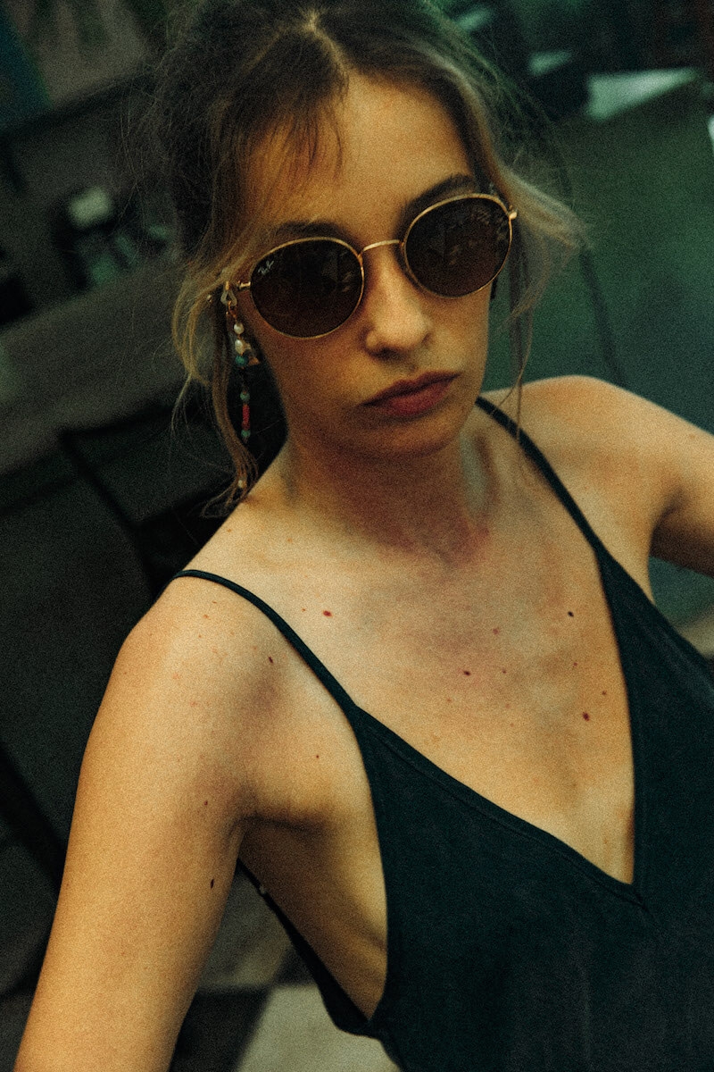 Twisted Ankle Dress - Petrol