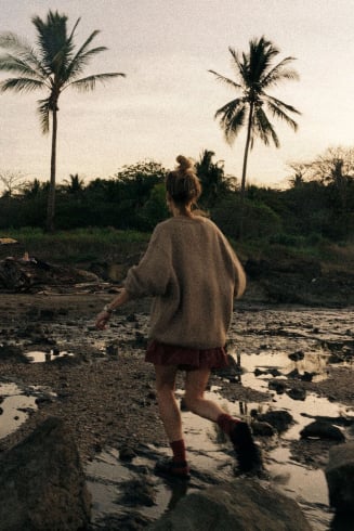 Beach Bum Sweater - Cookie