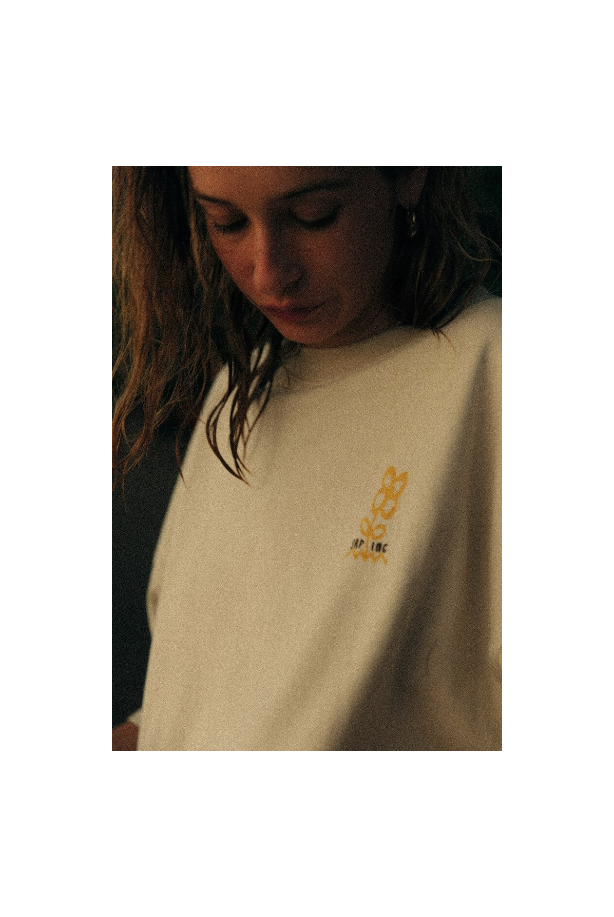 Power Flower Tee - Dirty White Power Flower Tee - Dirty White