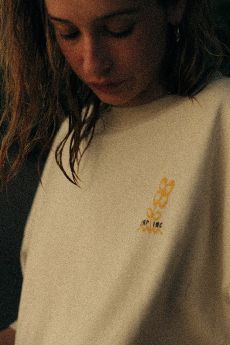 Power Flower Tee - Dirty White Power Flower Tee - Dirty White