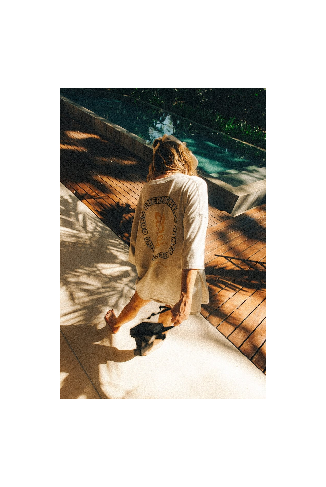 Power Flower Tee - Dirty White Power Flower Tee - Dirty White