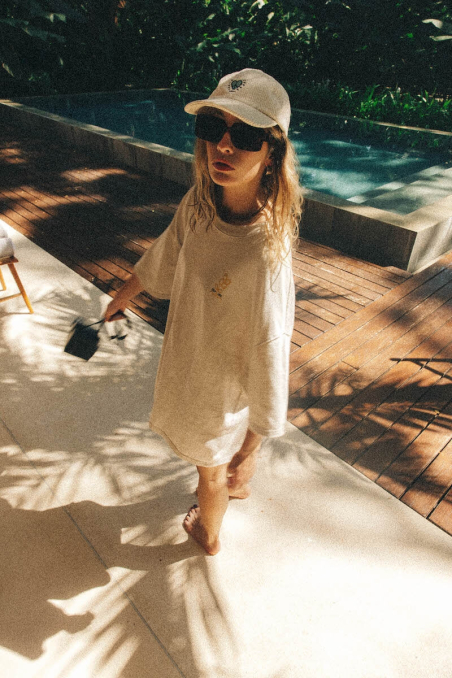 Power Flower Tee - Dirty White Power Flower Tee - Dirty White