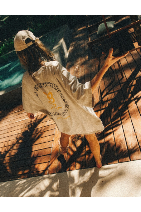 Power Flower Tee - Dirty White Power Flower Tee - Dirty White