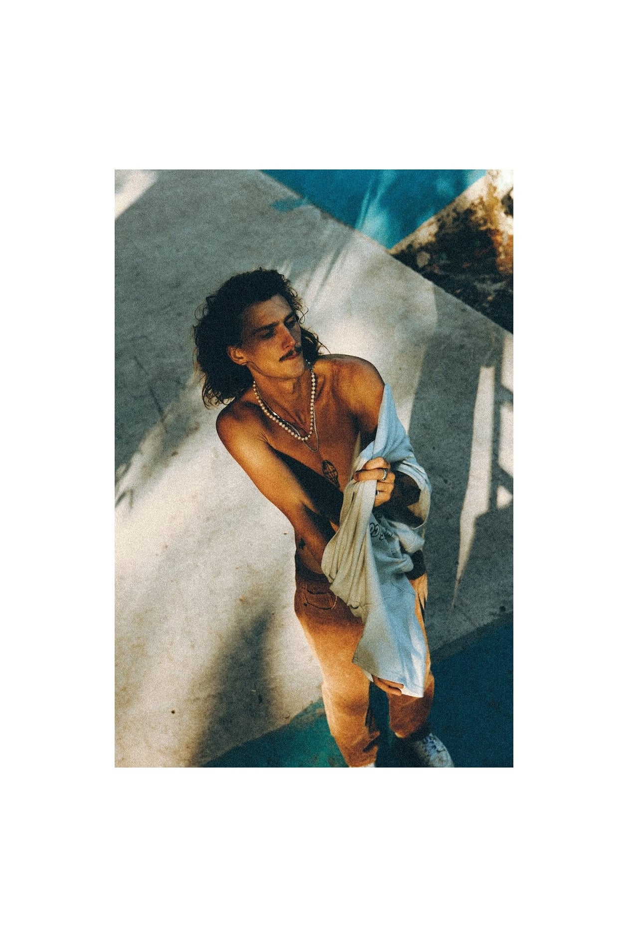 Power Flower Tee - Dirty White