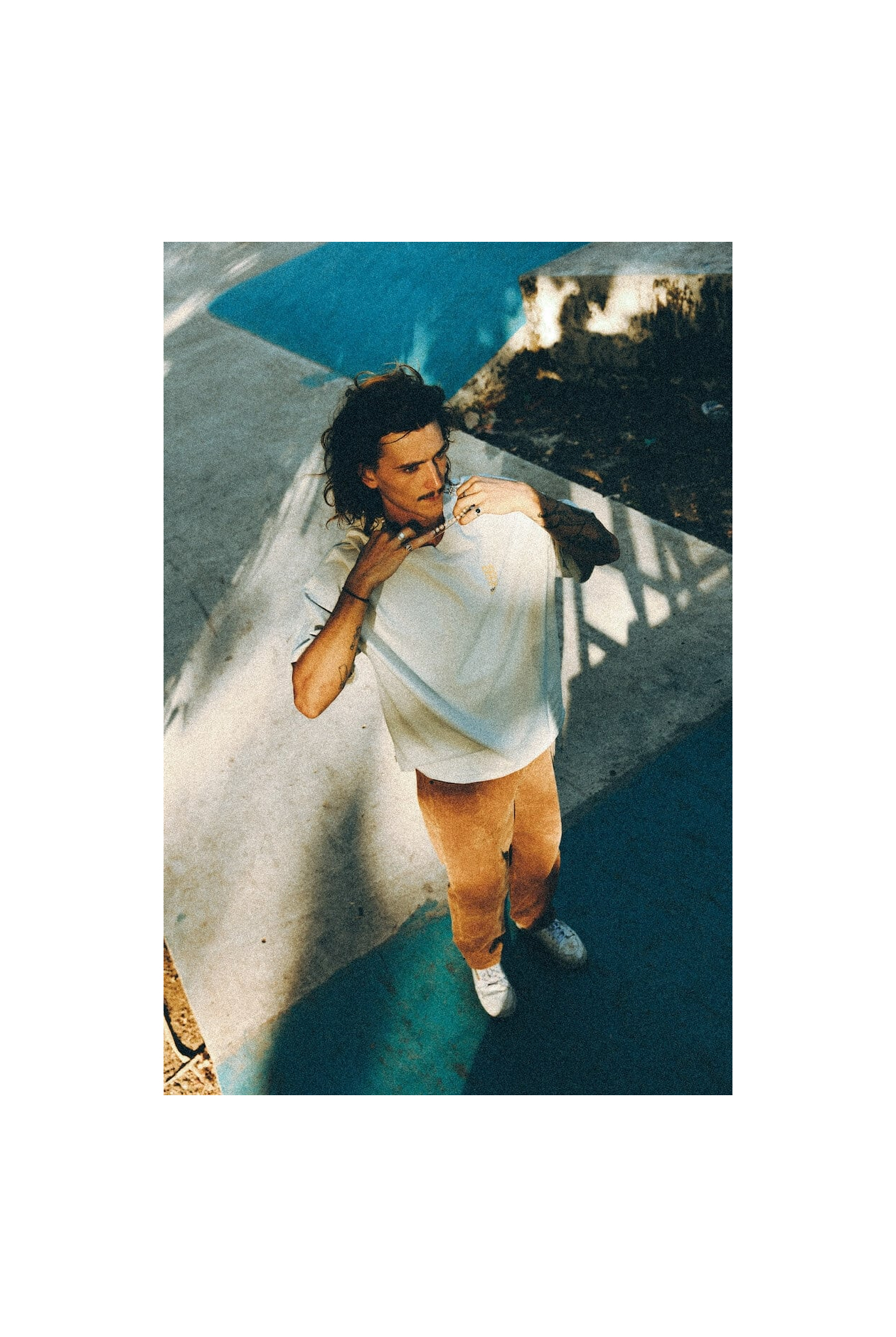 Power Flower Tee - Dirty White