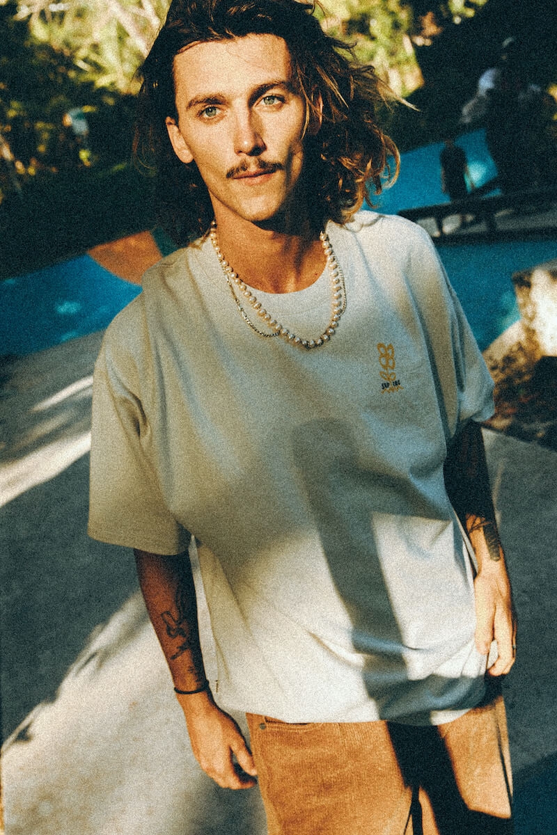 Power Flower Tee - Dirty White