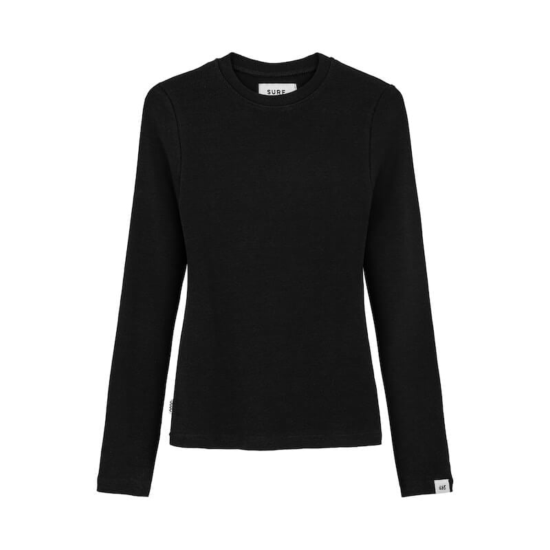 RIB Longsleeve - Space Black