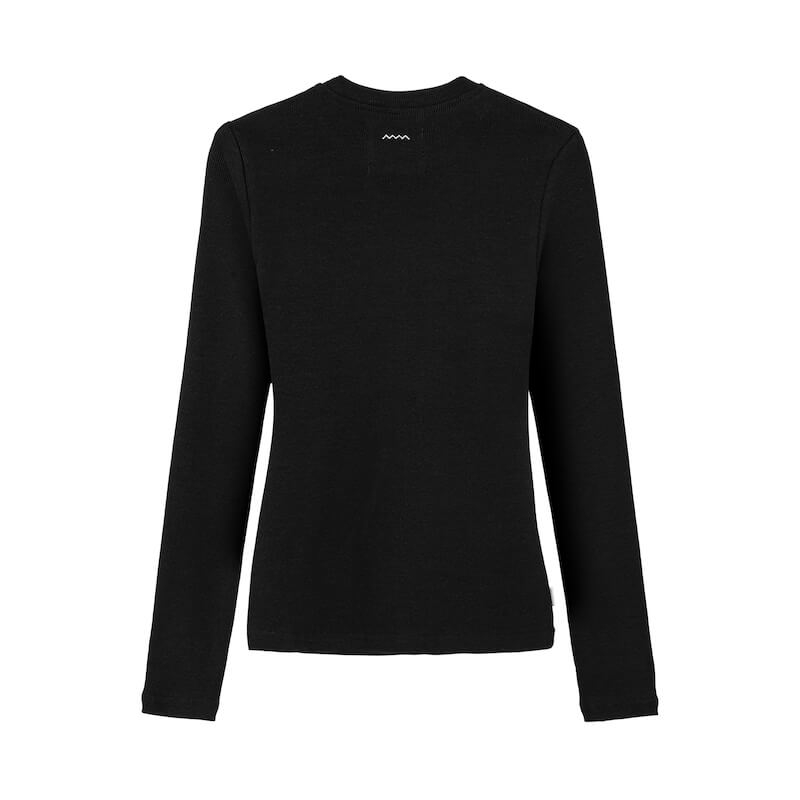 RIB Longsleeve - Space Black