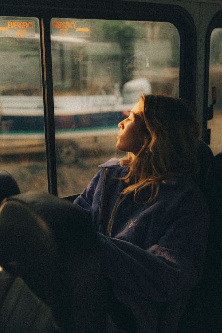 Cord Baseball Jacket - Very Peri Cord Baseball Jacket - Very Peri