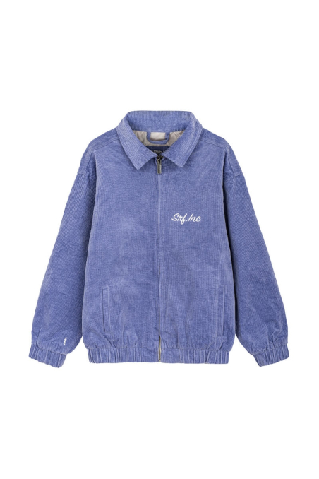 Cord Baseball Jacket - Very Peri Cord Baseball Jacket - Very Peri