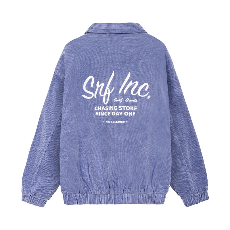 Cord Baseball Jacket - Very Peri