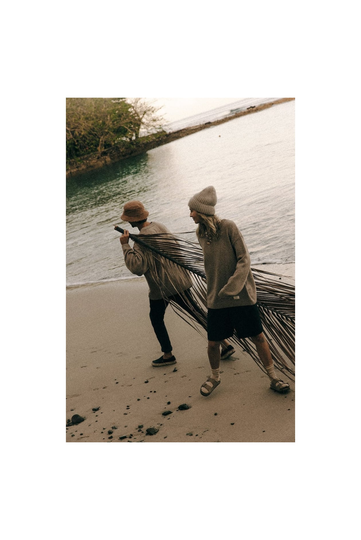 Rib Fluffy Beanie - Cookie Rib Fluffy Beanie - Cookie