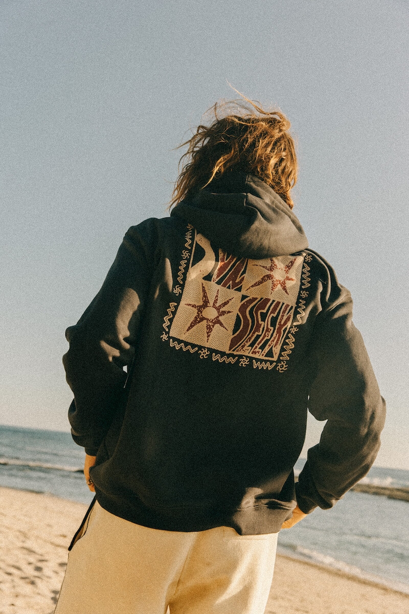 Sunseek Hoodie - Acid Black