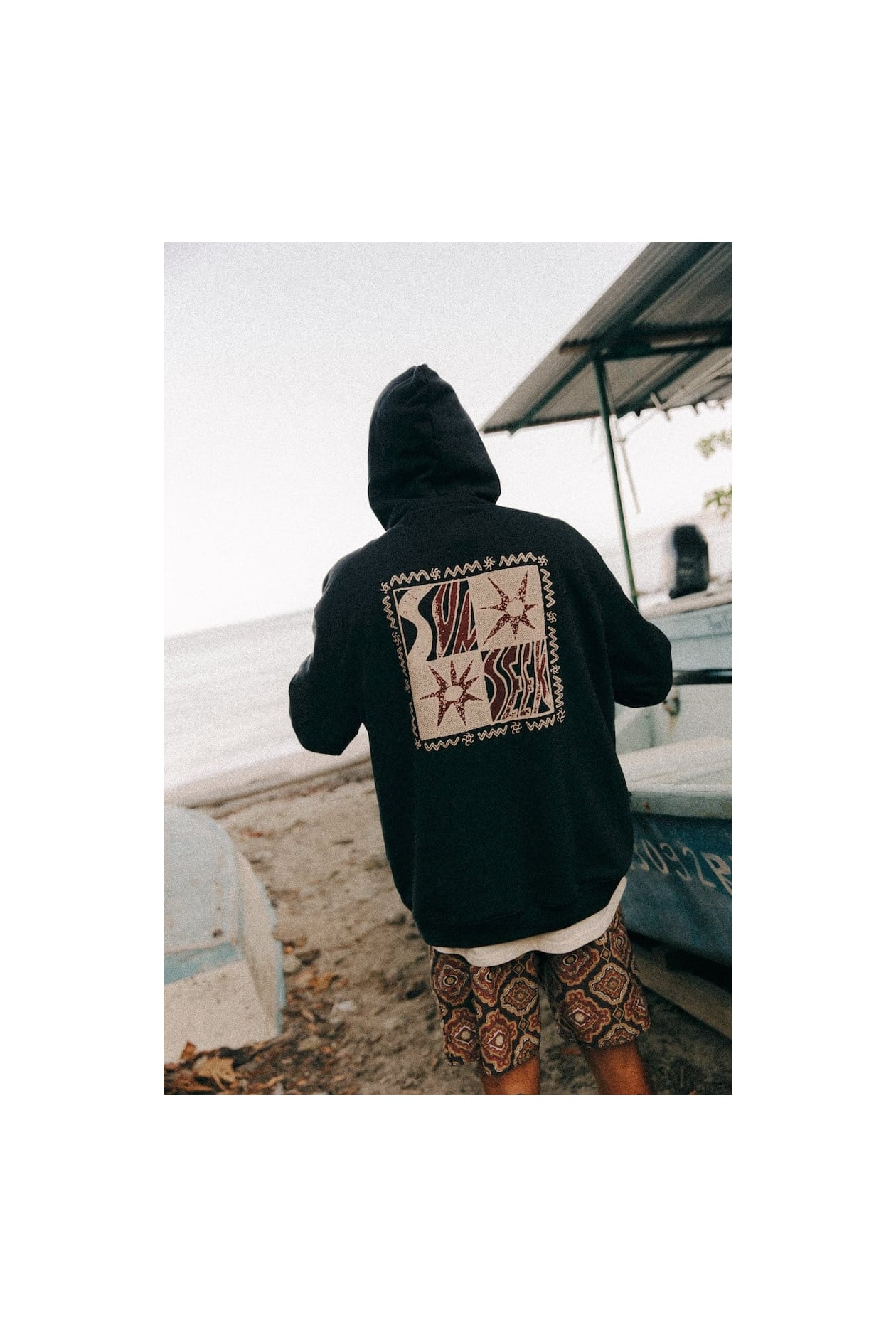 Sunseek Hoodie - Acid Black