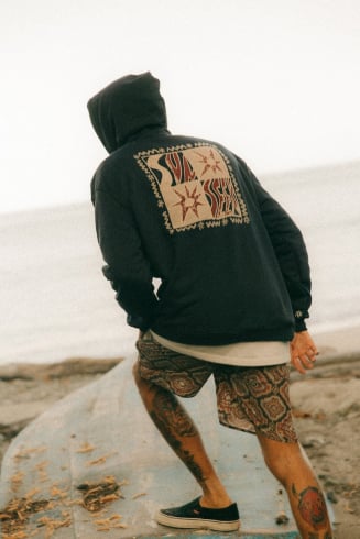 Sunseek Hoodie - Acid Black