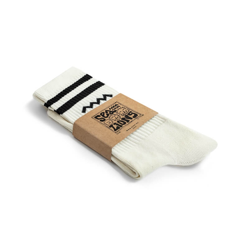 Wave Socks - Vintage White