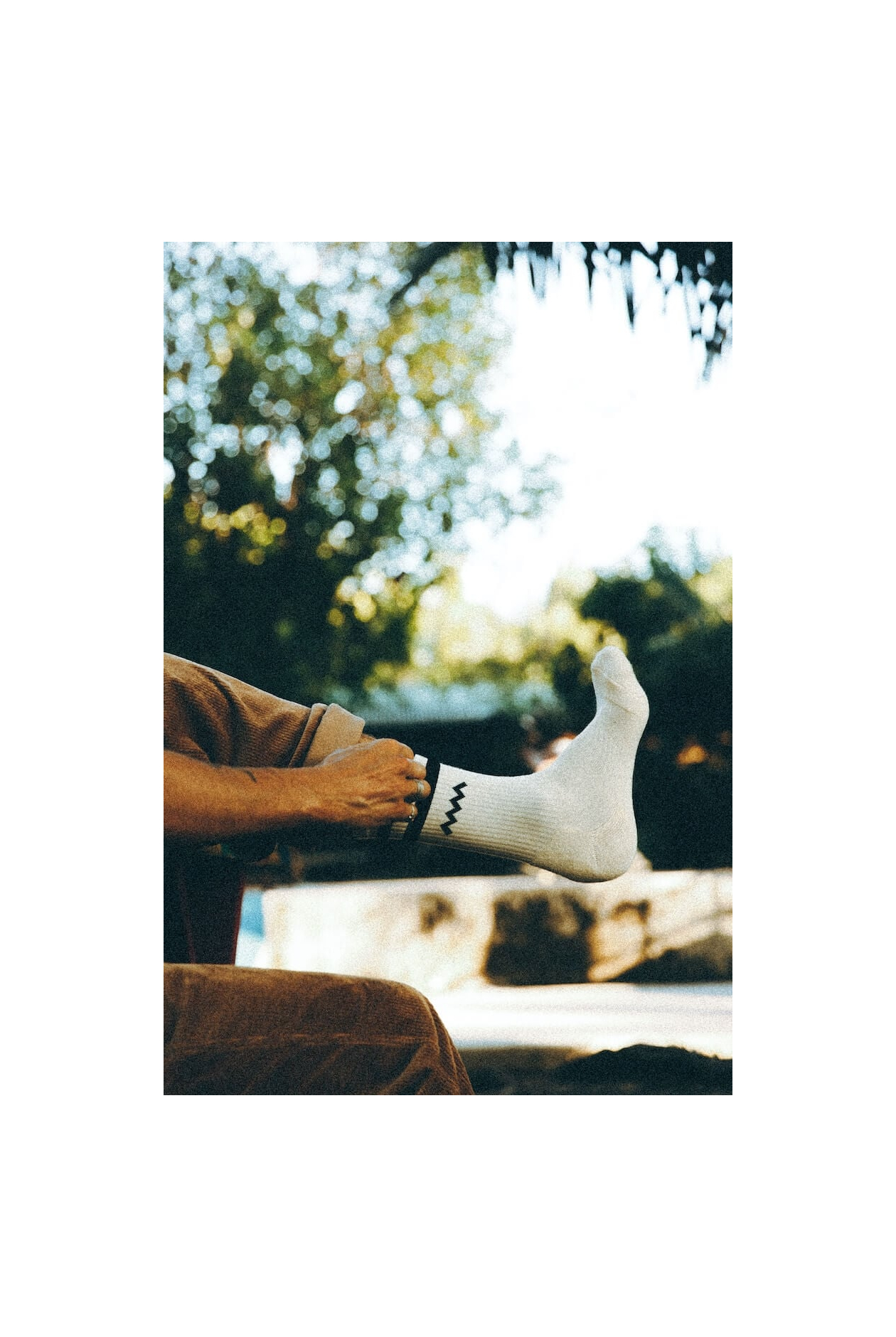 Wave Socks - Vintage White Wave Socks - Vintage White