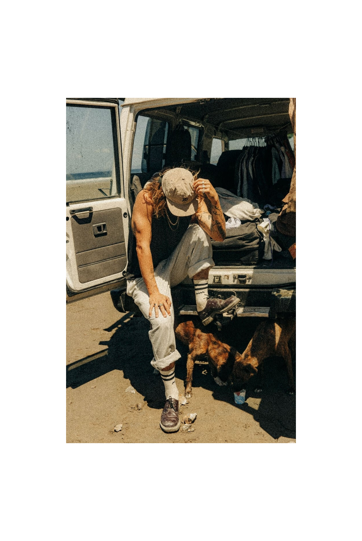 Wave Socks - Vintage White Wave Socks - Vintage White