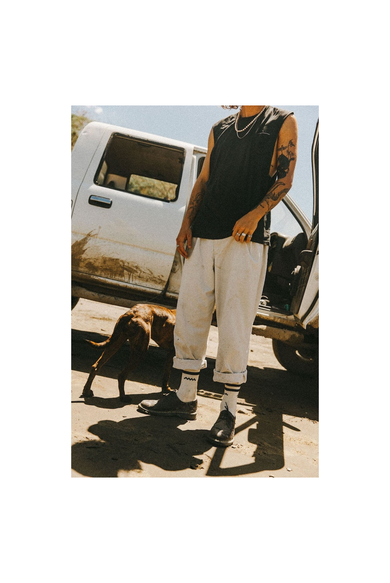 Wave Socks - Vintage White Wave Socks - Vintage White