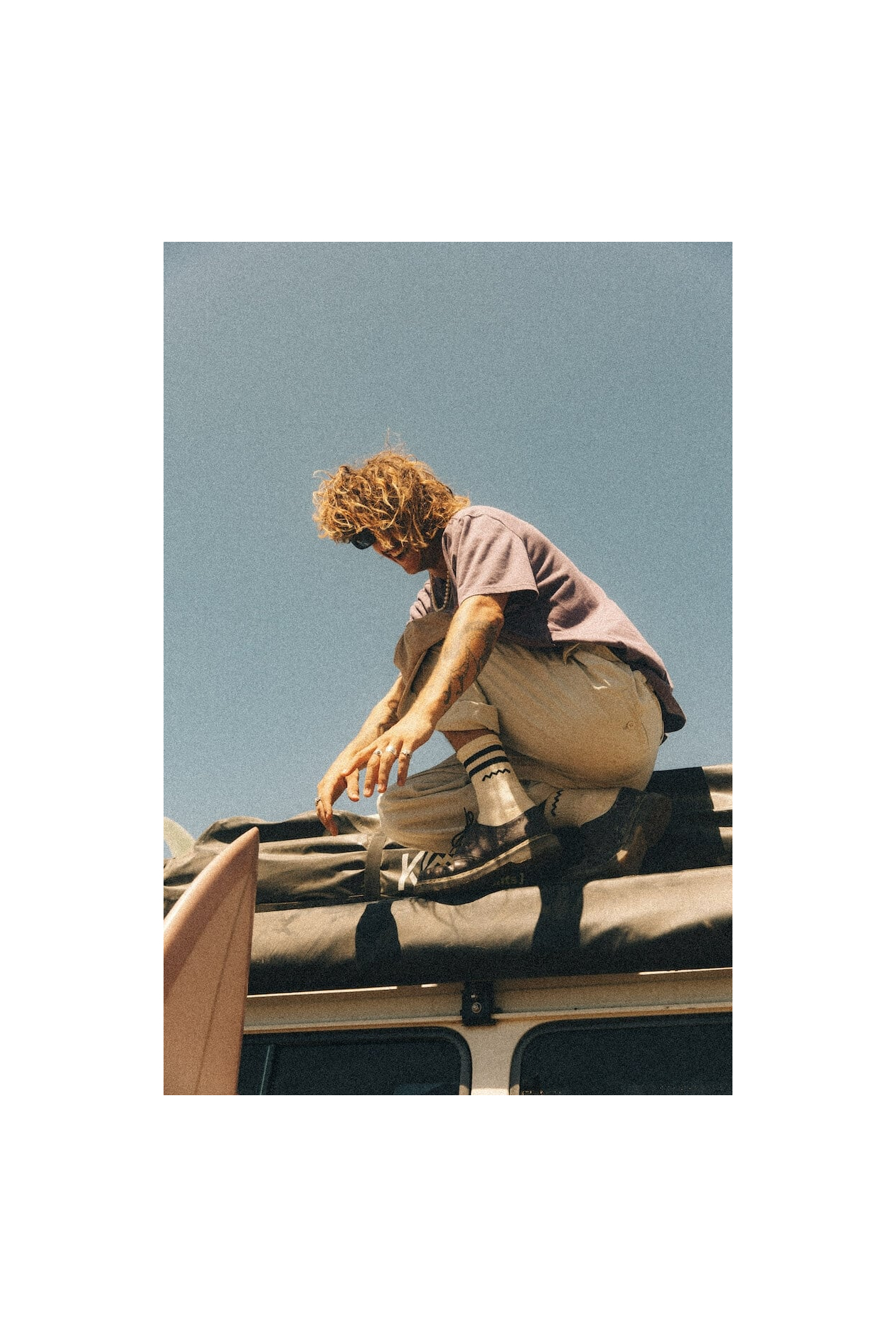 Wave Socks - Vintage White Wave Socks - Vintage White