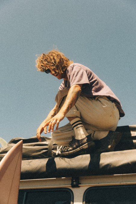 Wave Socks - Vintage White Wave Socks - Vintage White