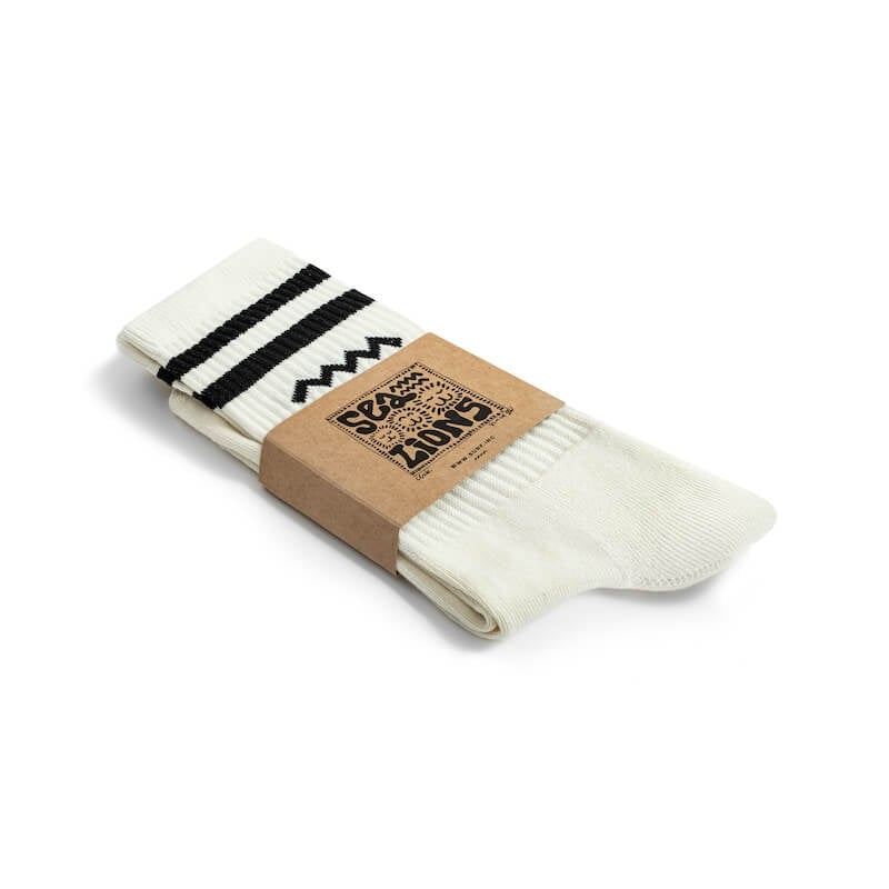 Wave Socks - Vintage White