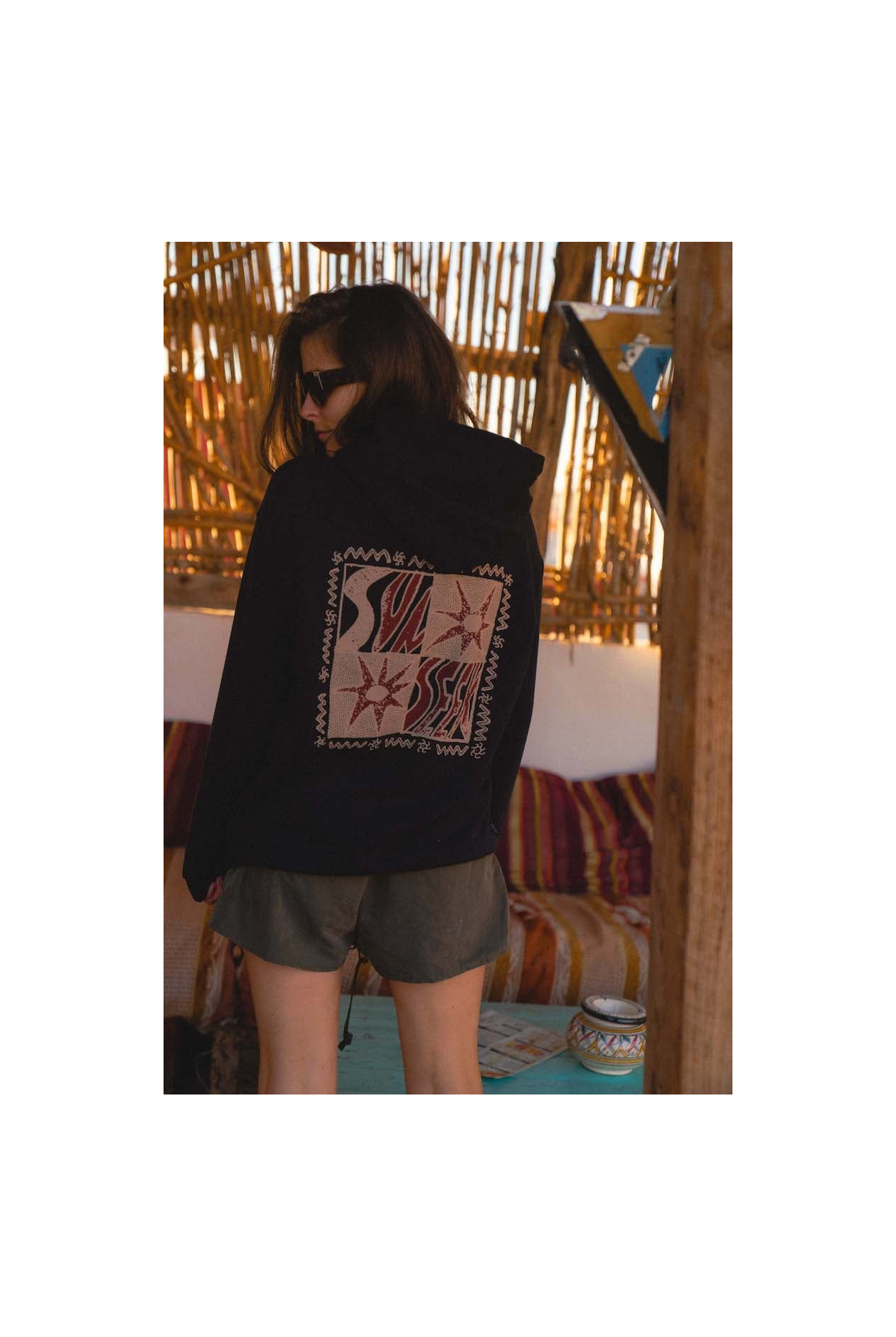 Sunseek Hoodie - Acid Black Sunseek Hoodie - Acid Black