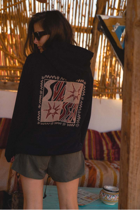 Sunseek Hoodie - Acid Black Sunseek Hoodie - Acid Black