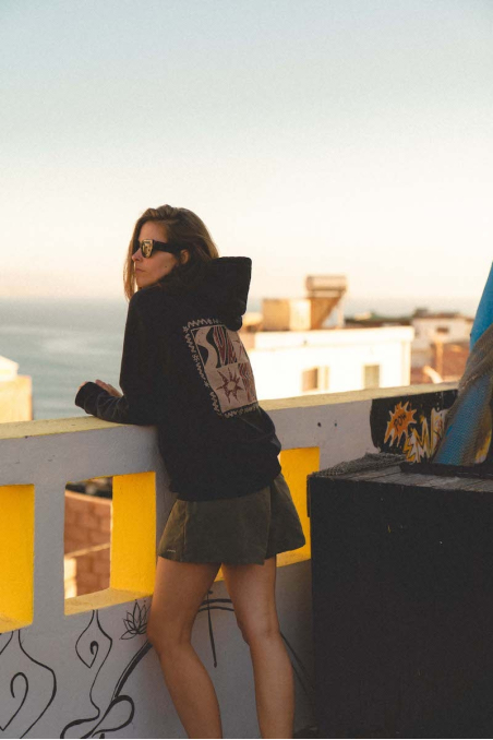 Sunseek Hoodie - Acid Black Sunseek Hoodie - Acid Black