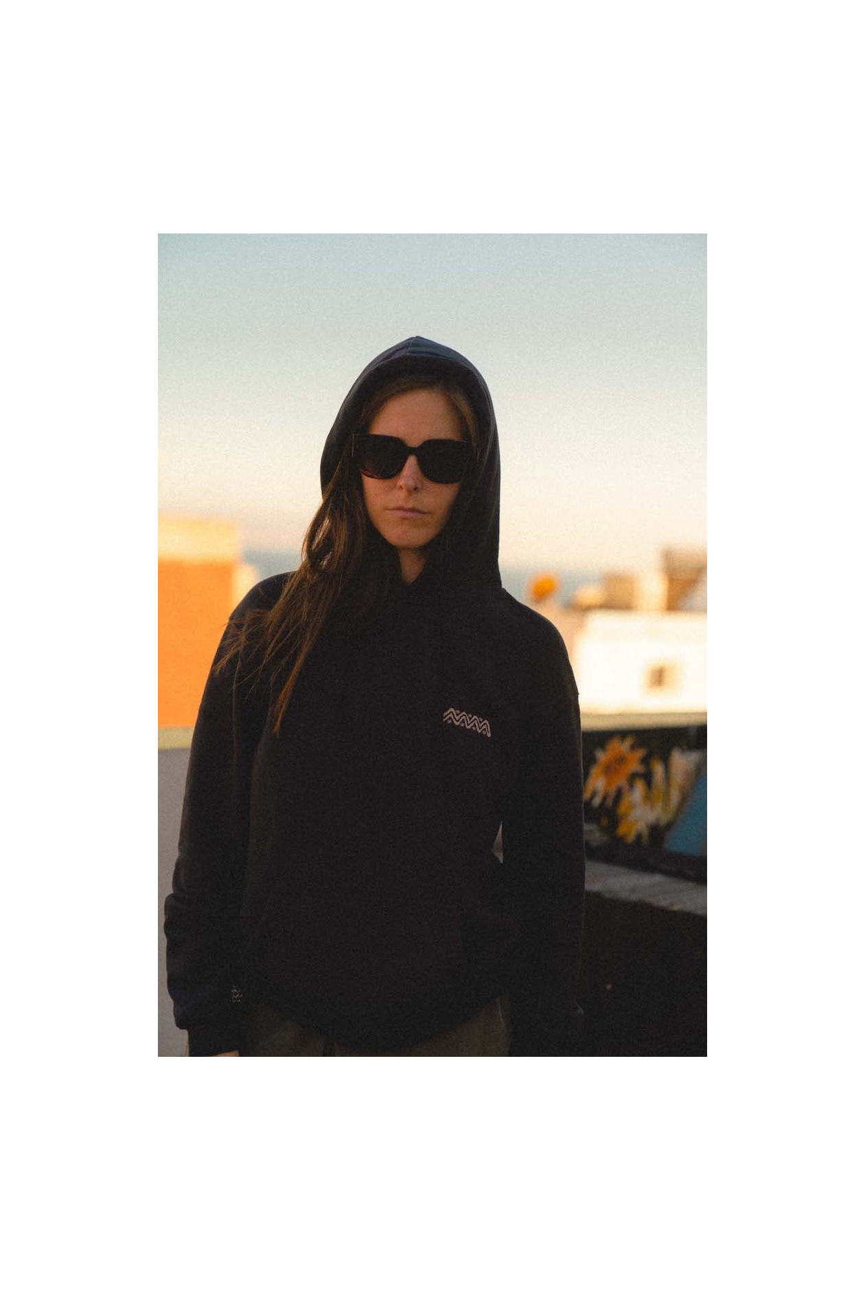 Sunseek Hoodie - Acid Black Sunseek Hoodie - Acid Black