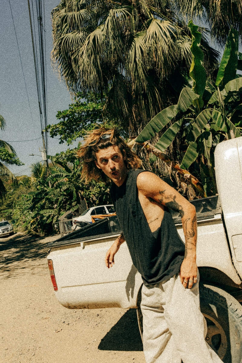 Pocket Tank Top - Acid Black